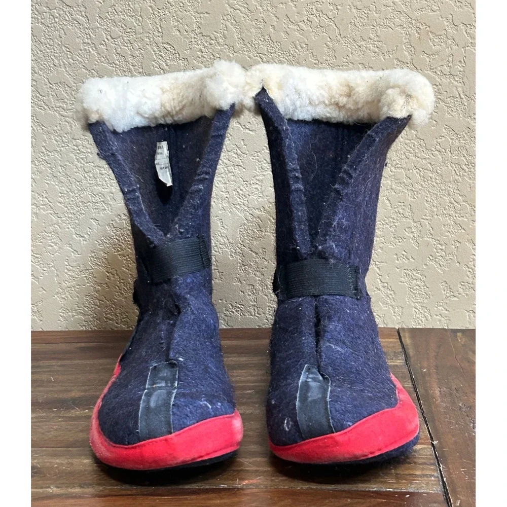 Vintage Sorel Kaufman Caribou Pac Boots Made Canada Approx Men 9 Wool Lined READ